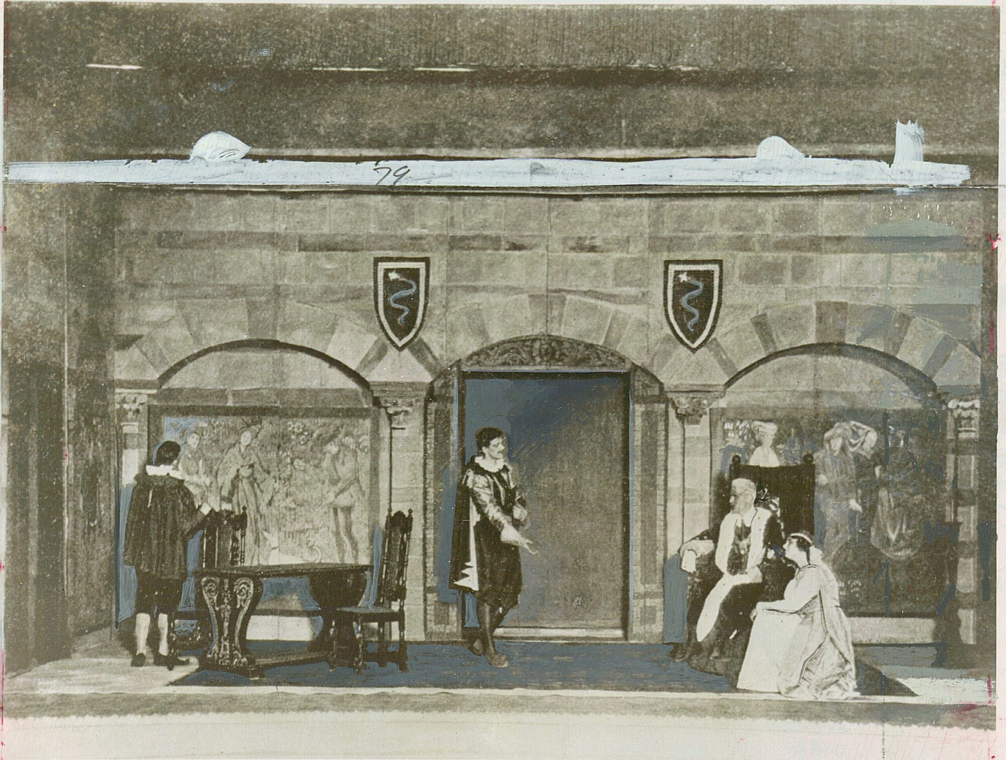 Production photo of the School of Drama’s 1914 production of “Two Gentlemen of Verona.”