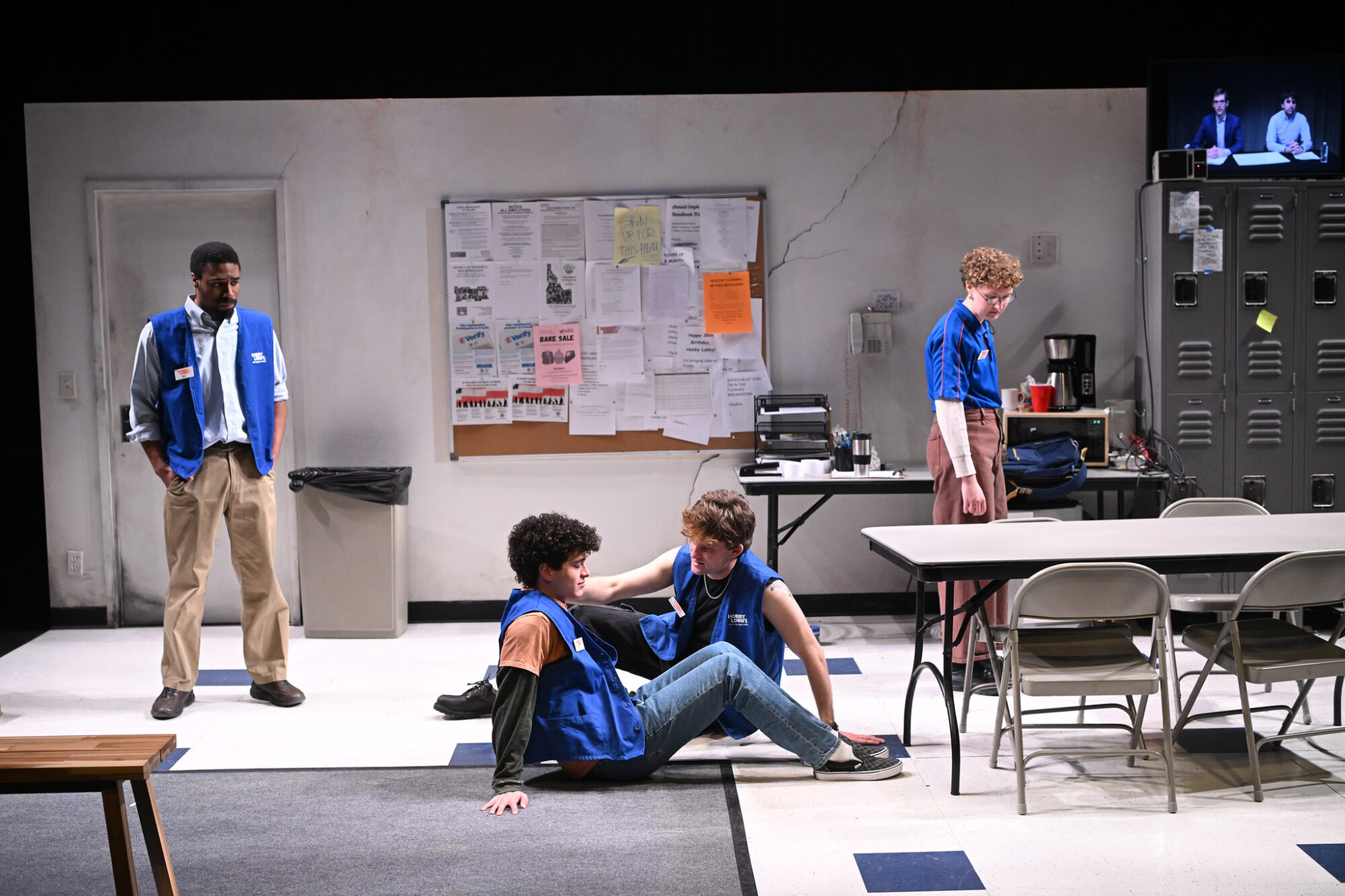 Production photo from "A Bright New Boise" at CMU School of Drama