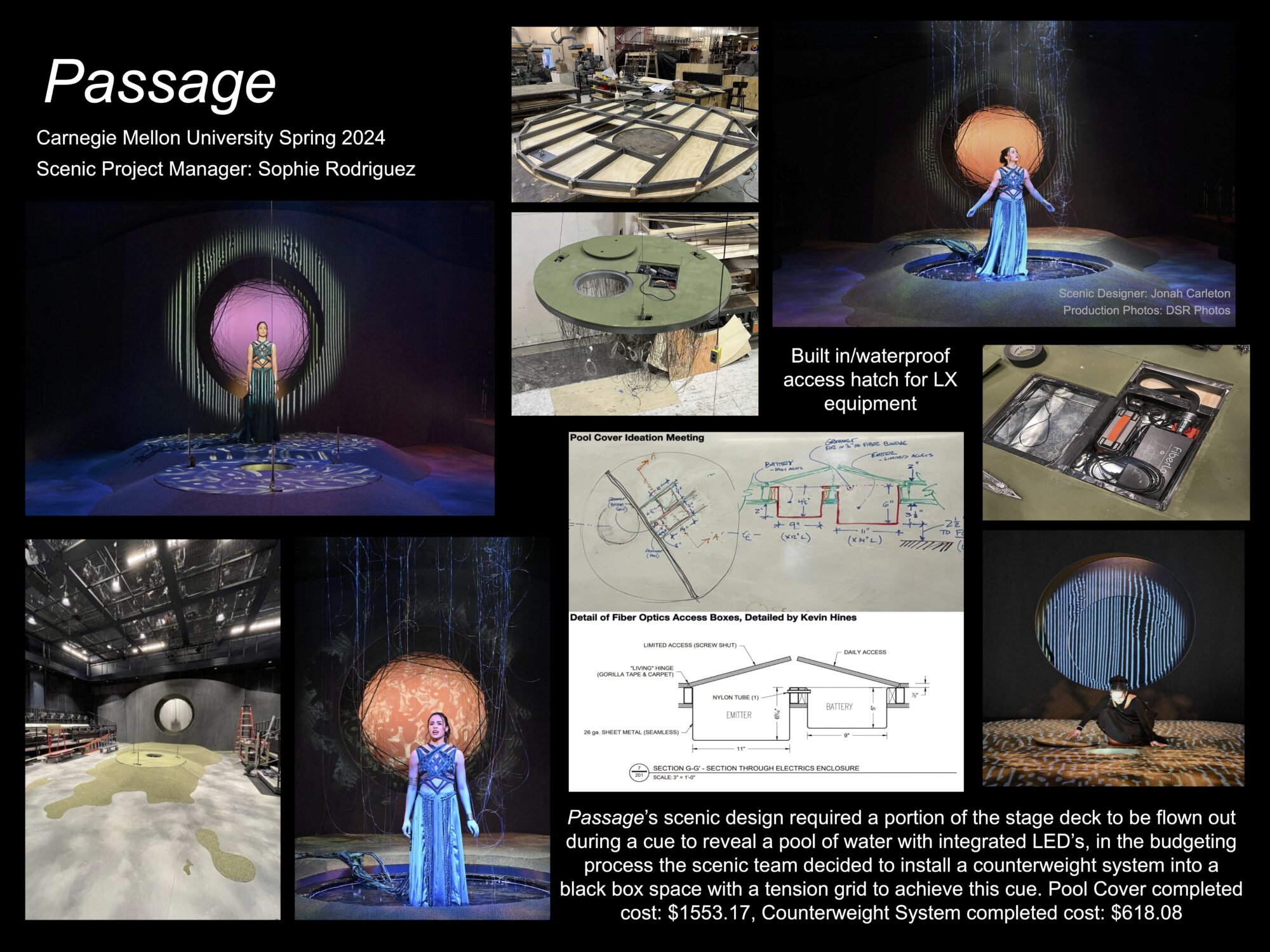 Production photos from Passage