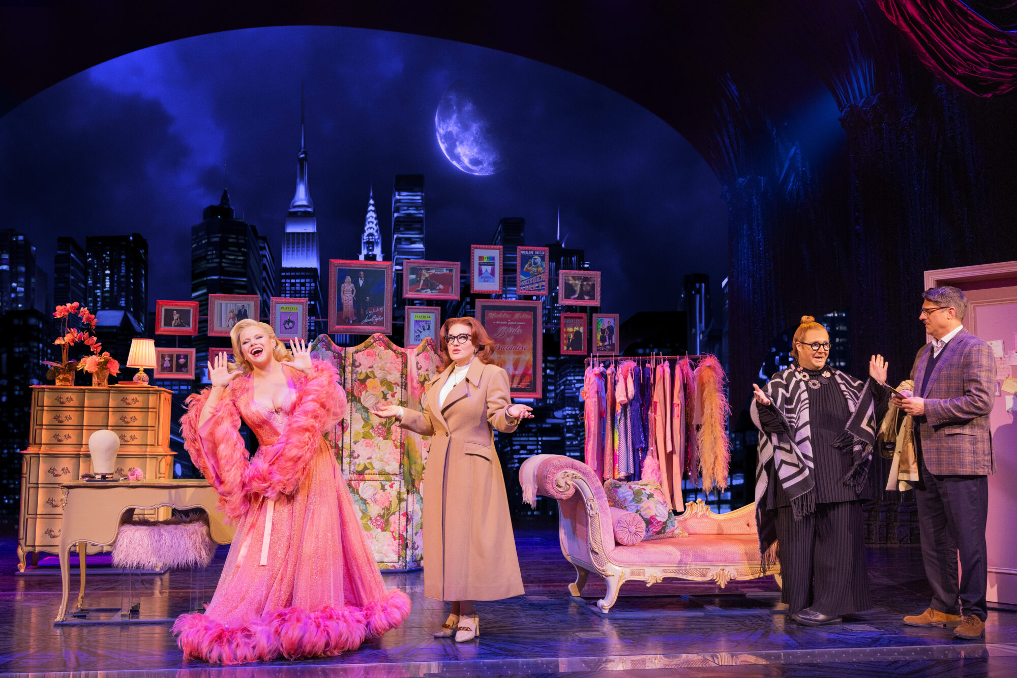 Death Becomes Her - Megan Hilty, Jennifer Simard, Josh Lamon and Christopher Sieber - Photo by Matthew Murphy and Evan Zimmerman