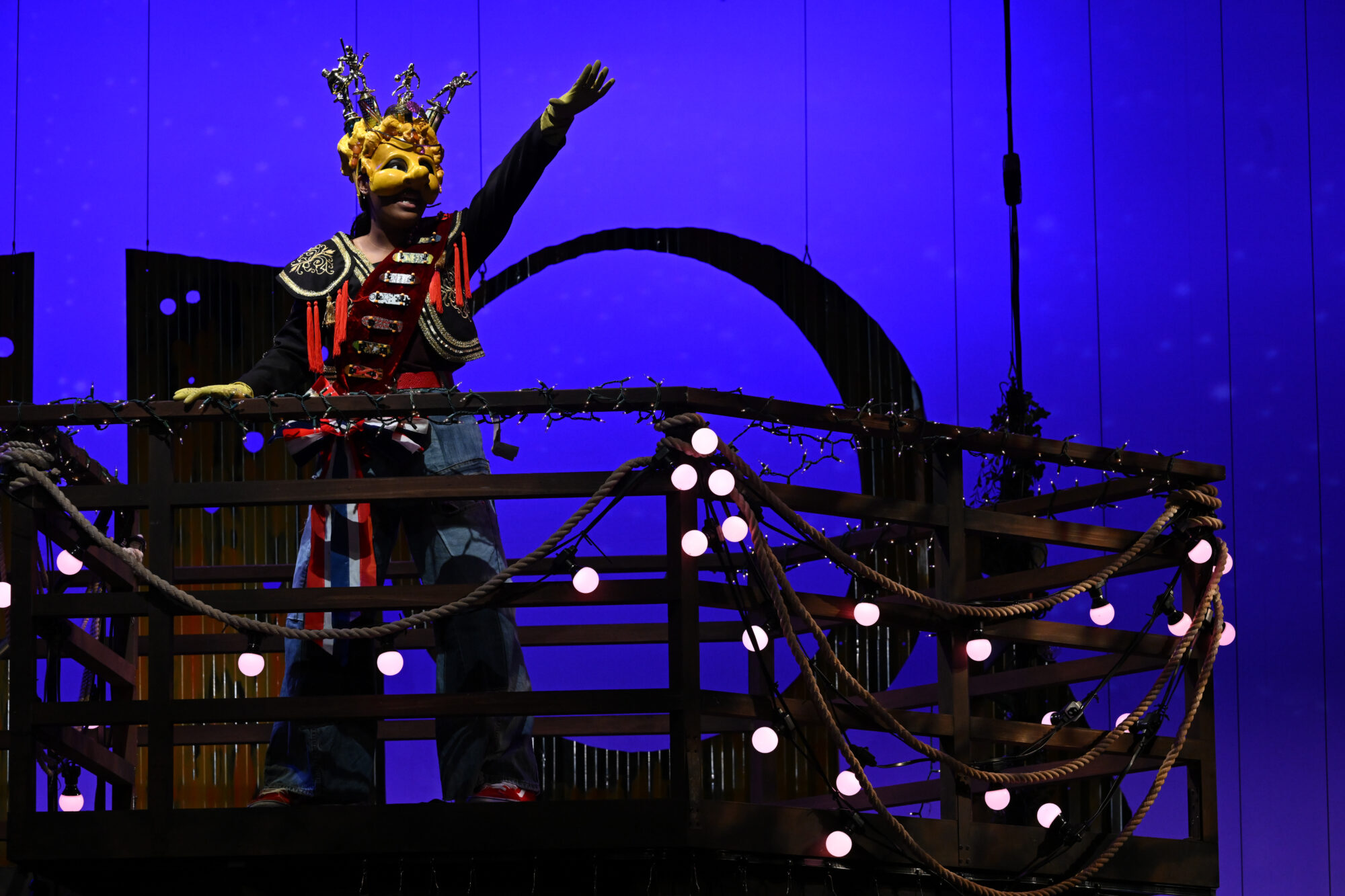 Kylie Edwards in "Mr. Burns, a Post-Electric Play" at CMU School of Drama