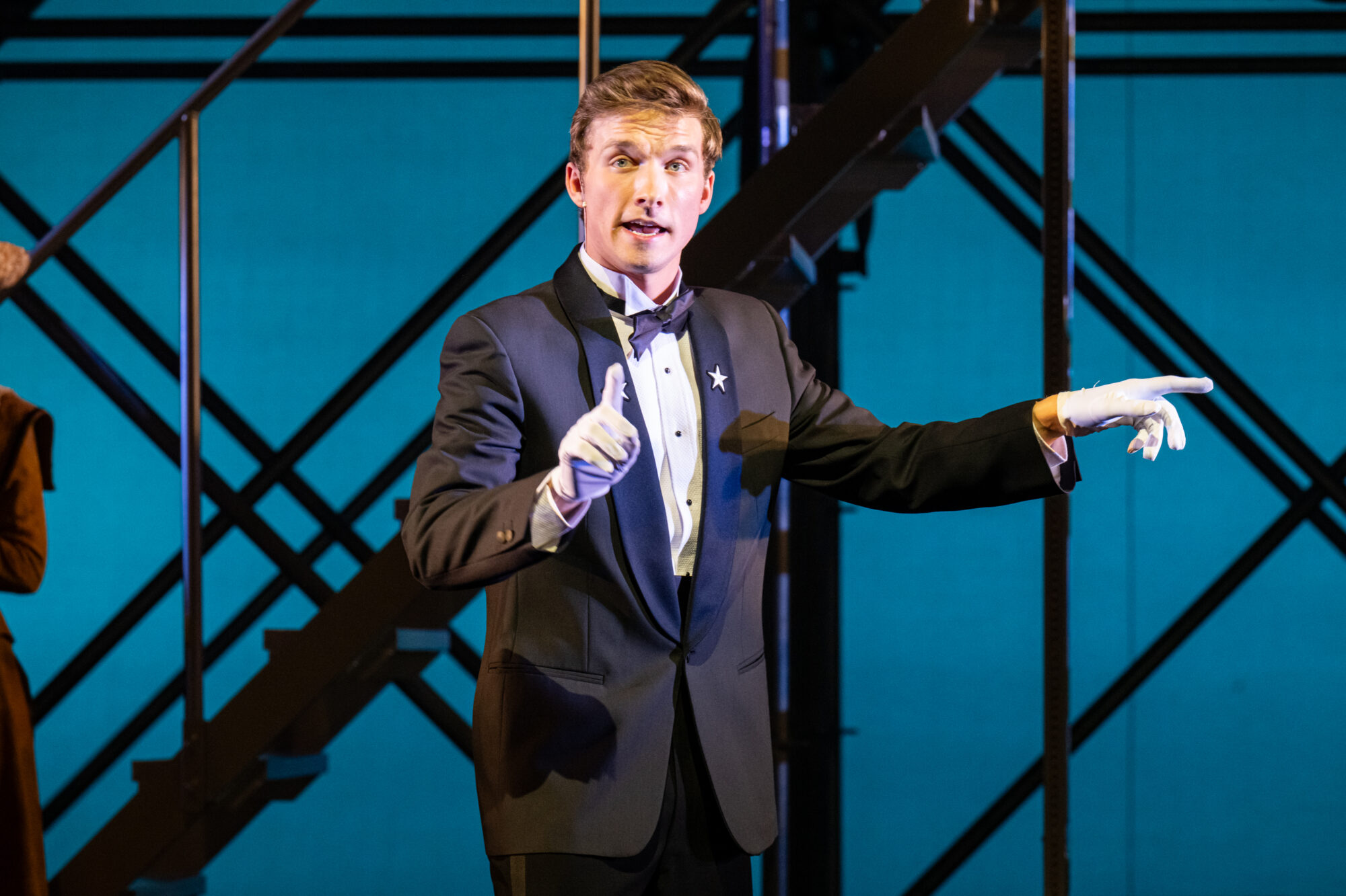 Hudson Orfe in "Titanic: The Musical" at CMU School of Drama.