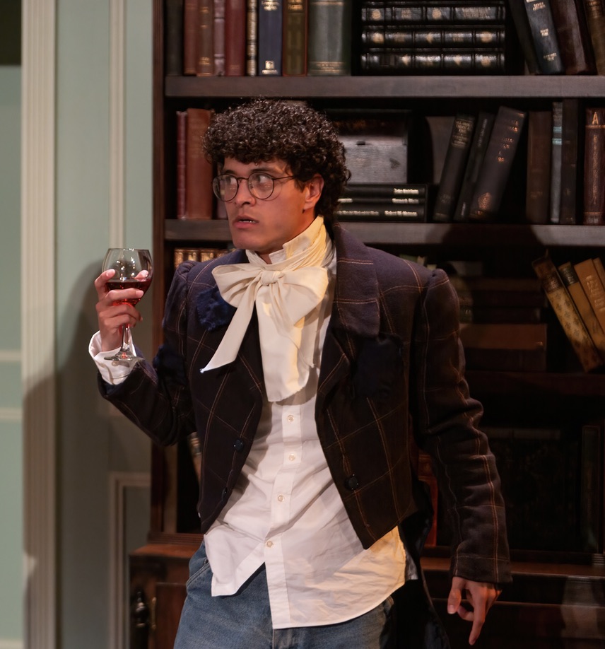 JJ Beck as Valentine Coverly in "Arcardia" at CMU School of Drama.