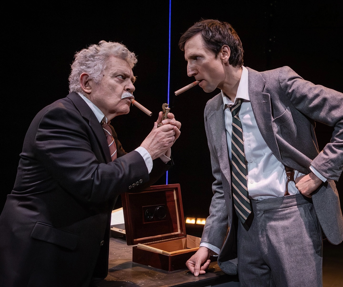 A scene from "A Life in the Theatre"