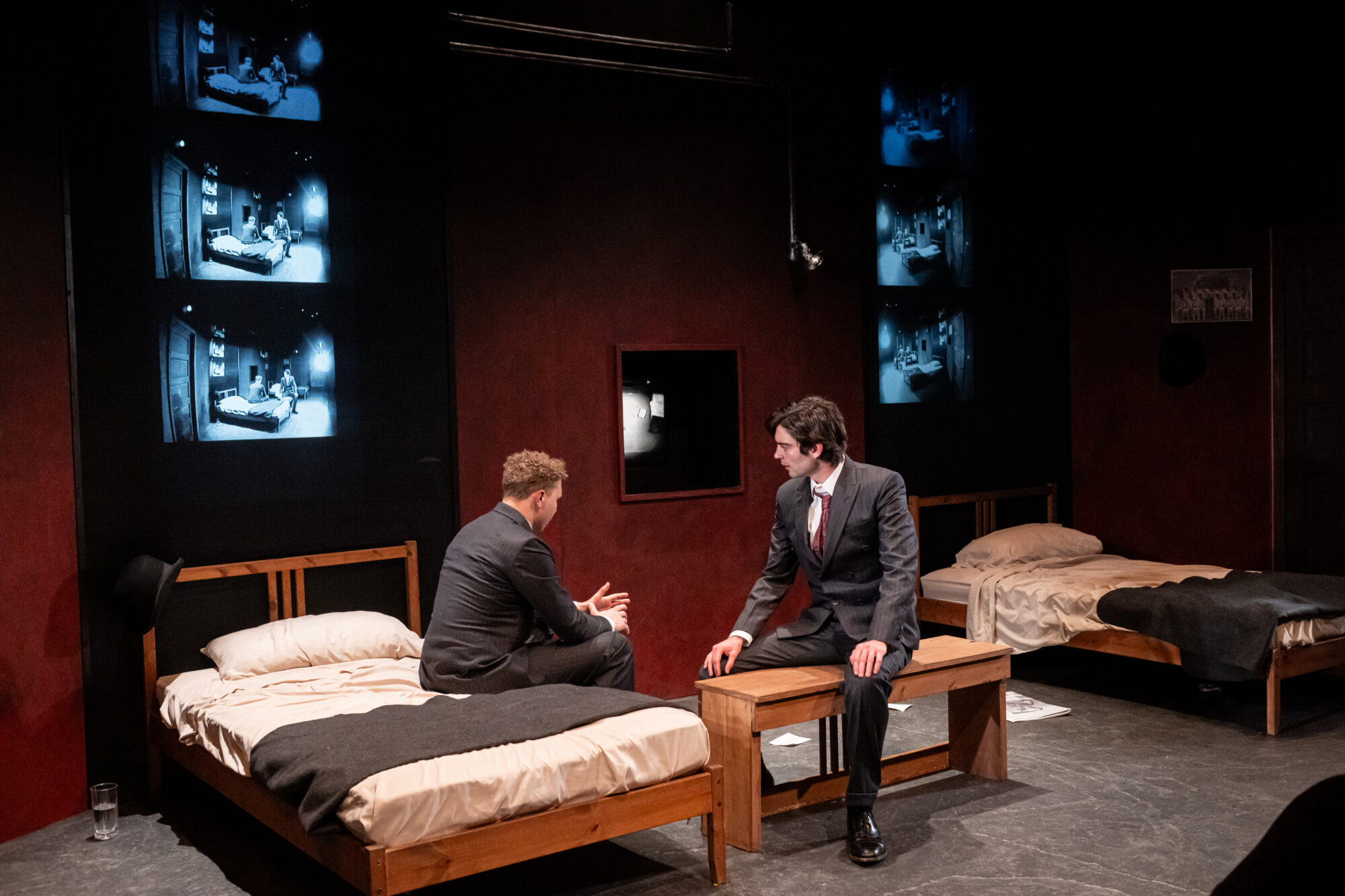 A scene from"The Dumb Waiter"
