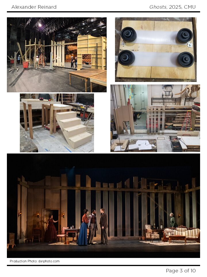 Alex Reinard production work on Ghosts