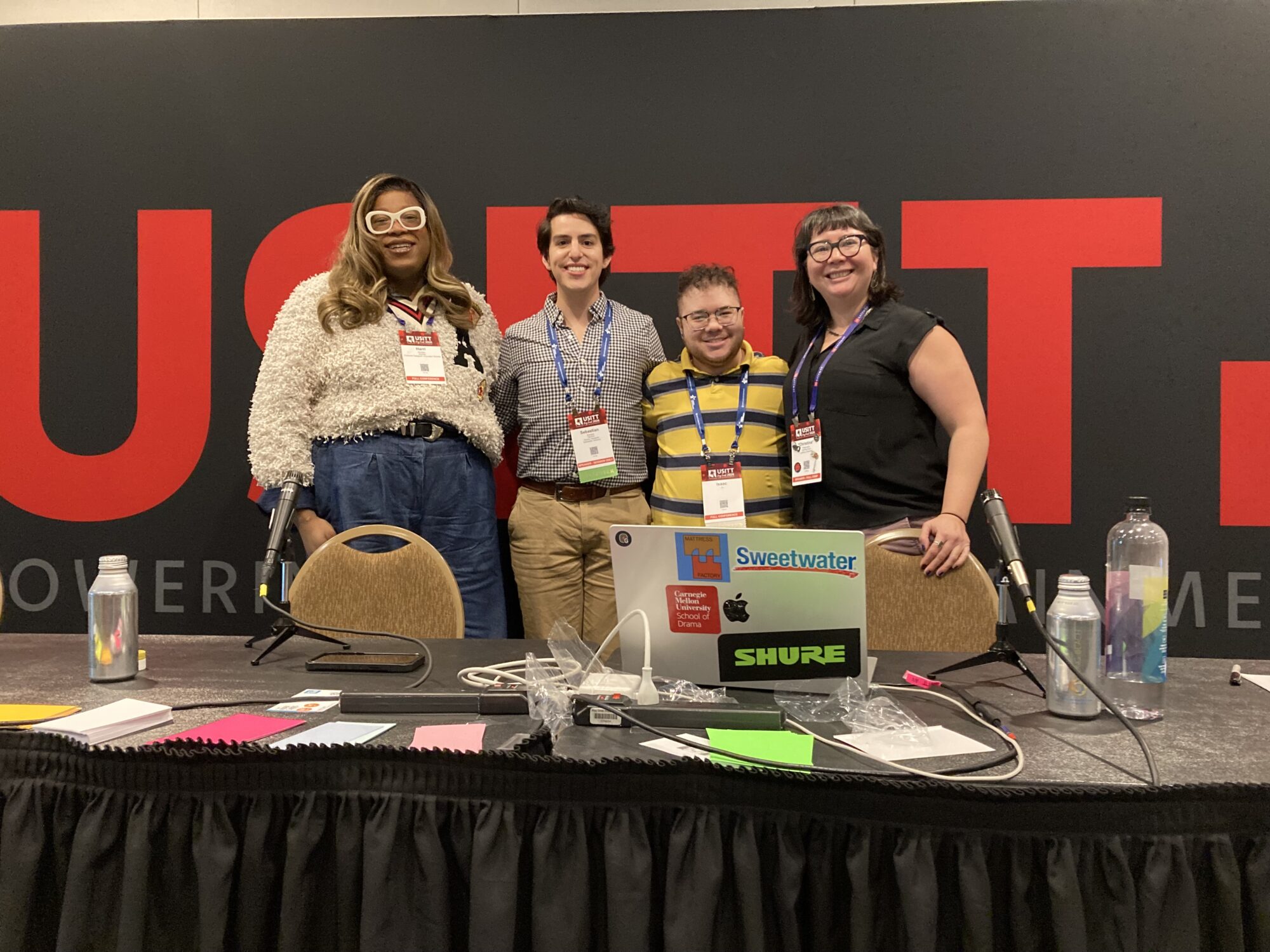 Group of presenters at USITT