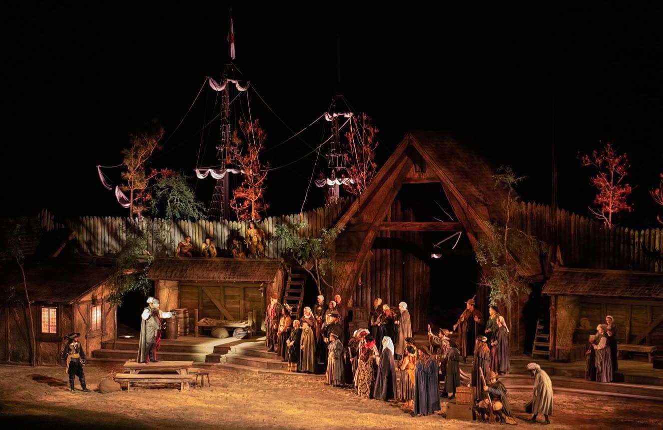 A scene from Roanoke Island Historical Association's "The Lost Colony"