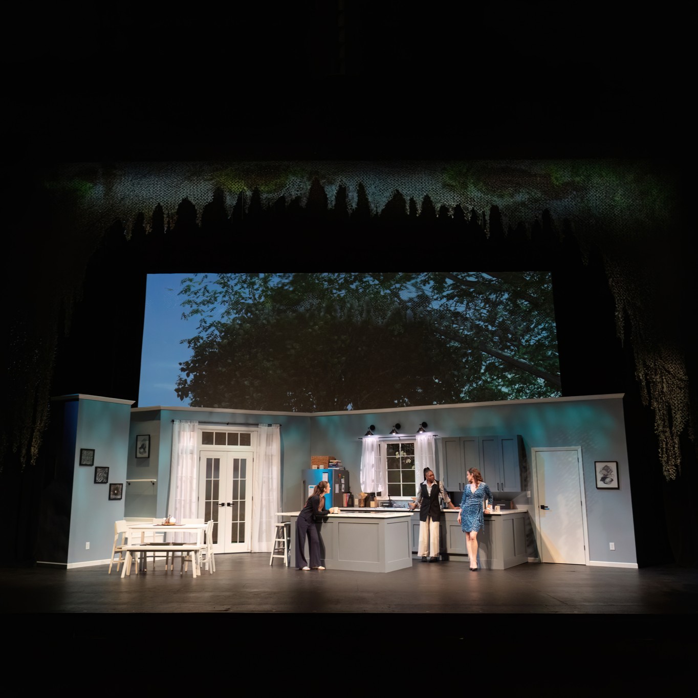 A scene from CMU School of Drama's production of "Hurricane Diane"