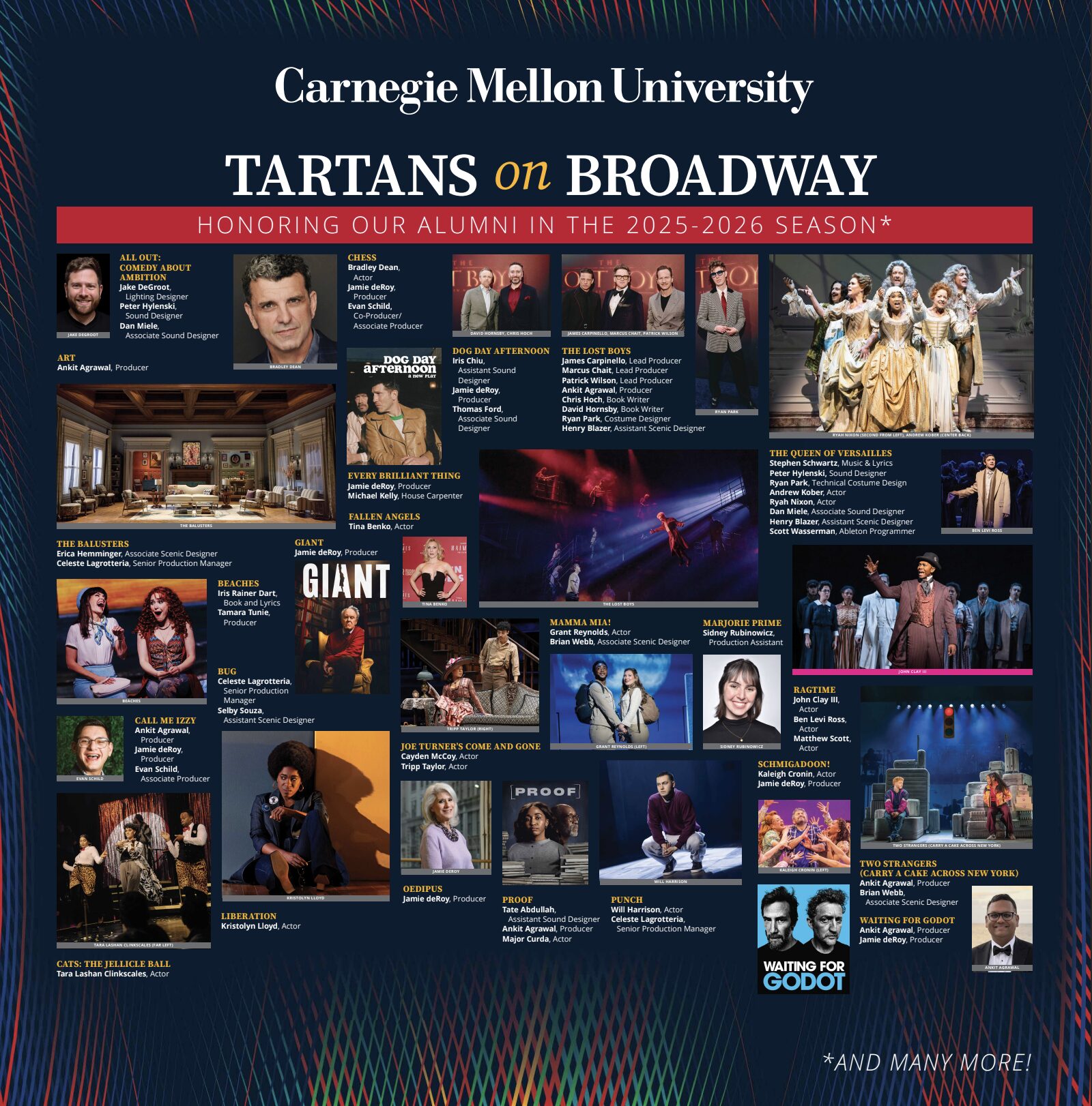 Tartans on Broadway banner
