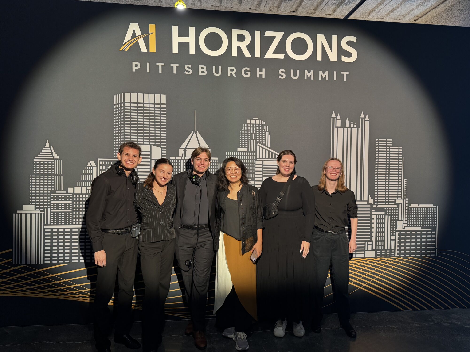 Stage and Production Management Students at AI Horizons Summit